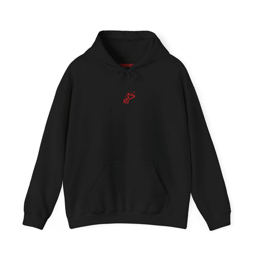Resuscitate Red Hearts Hoodie